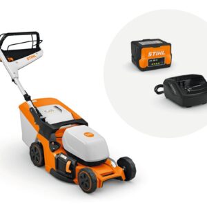 Cortacésped RMA 448 con batería AK 30 y cargador